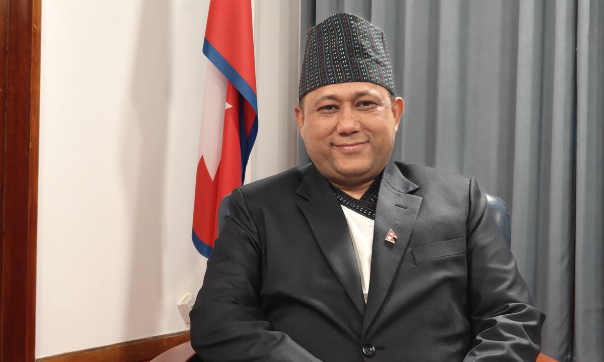 Foreign Minister Khanal tells Global Times: Cross-border connectivity is top priority with Beijing