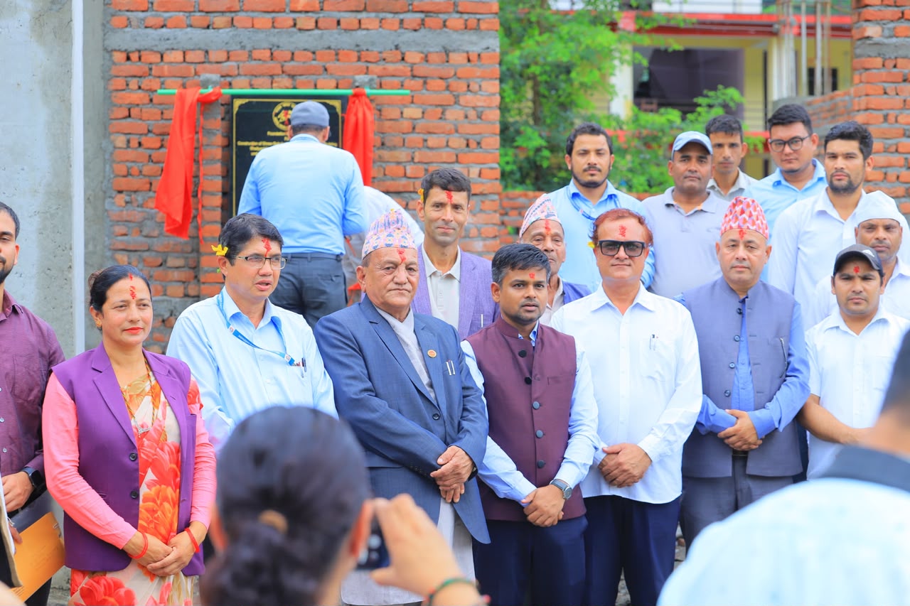 Foundation stone laid for Rs 75 million India-assisted school building in Darchula