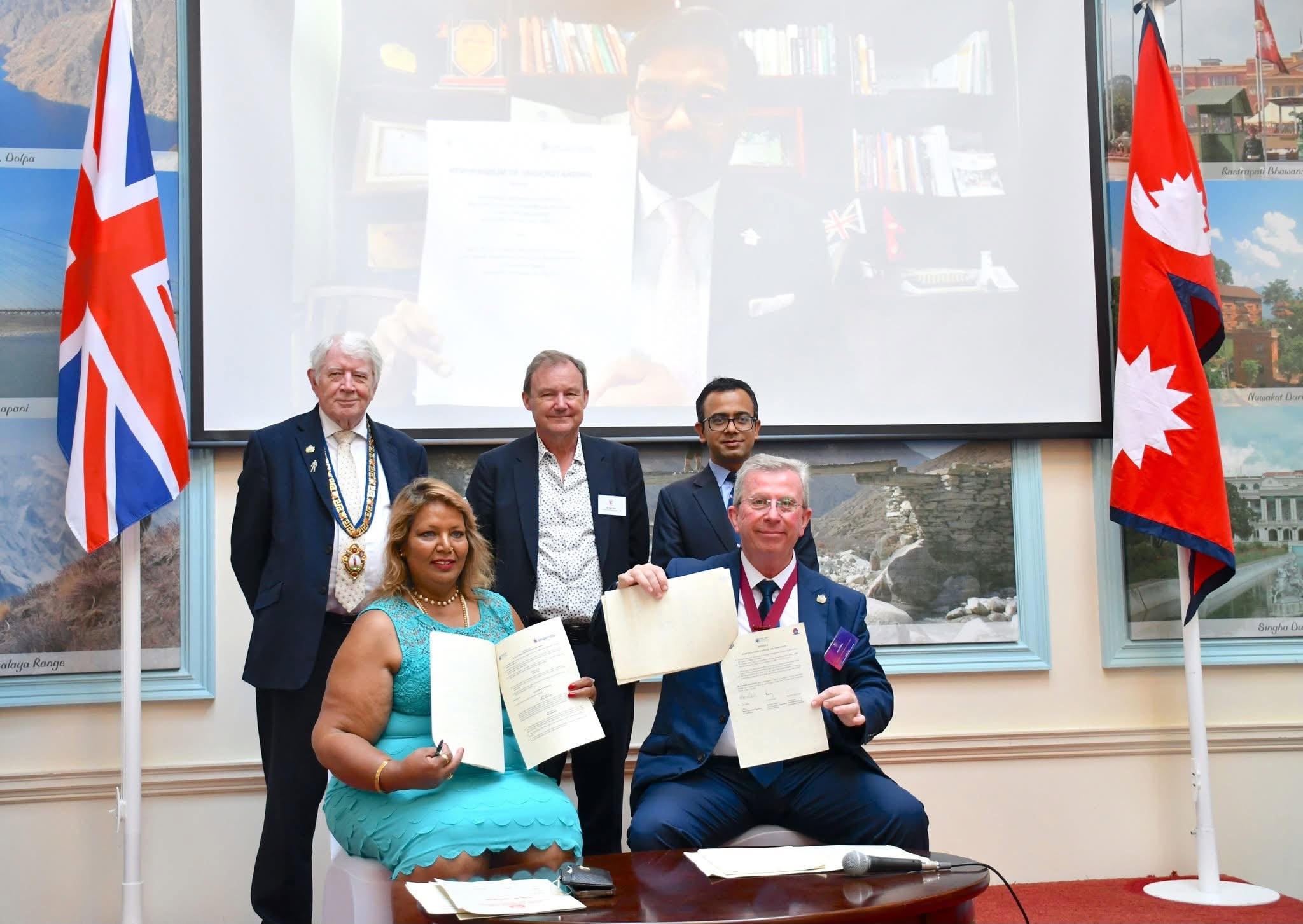 Nepal Britain Chamber, West London Chamber sign MoU
