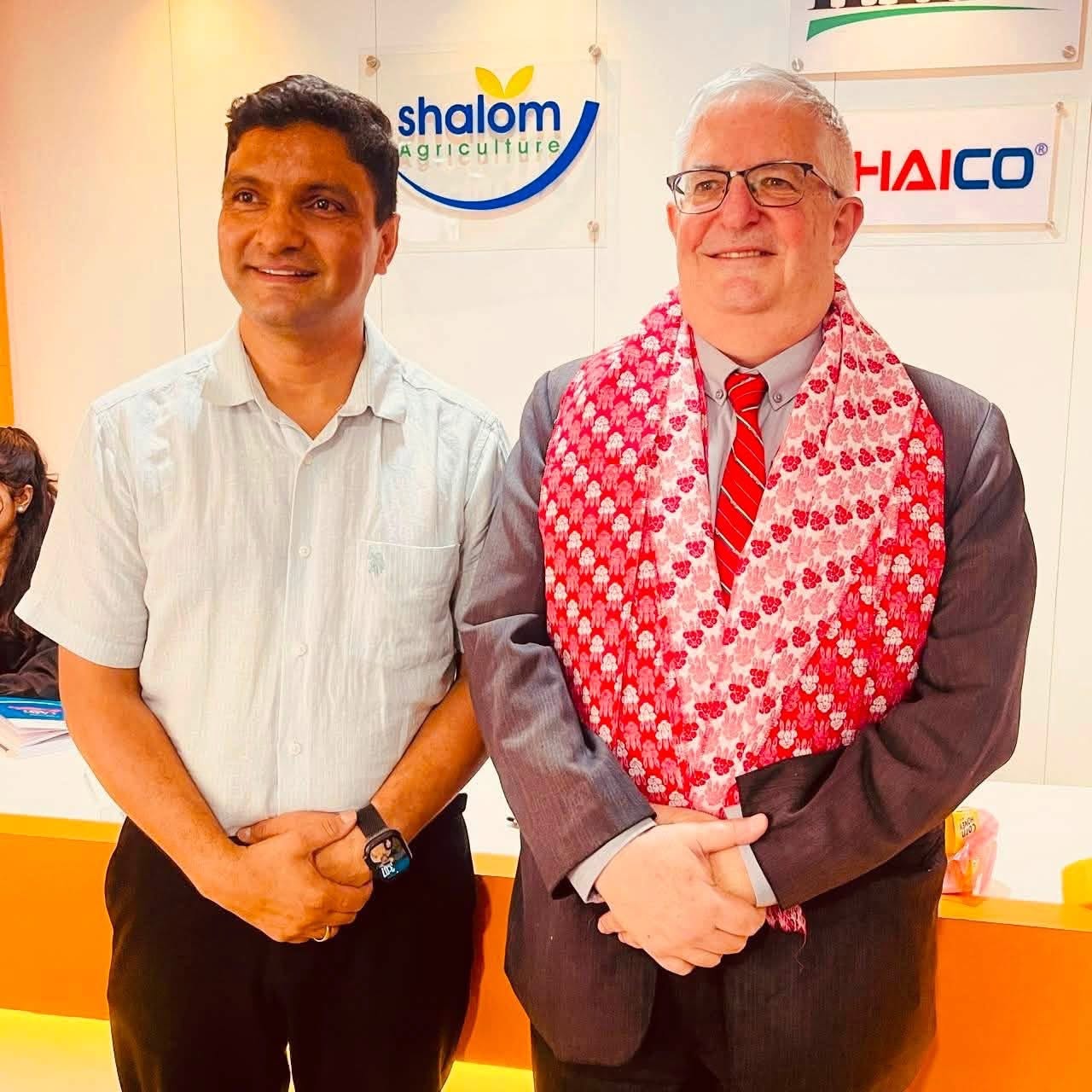 Israeli ambassador visits returnee farmer’s agribusiness in Nepal