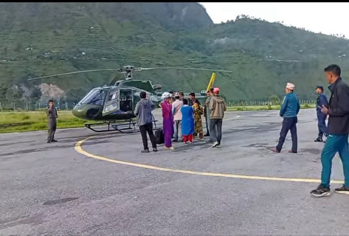 Six critically injured in Bajhang jeep crash airlifted to Nepalgunj