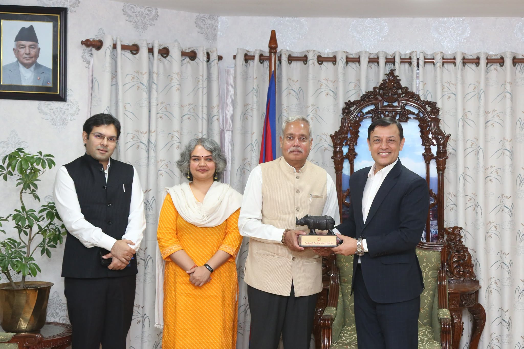 Indian envoy invites Speaker DP Aryal, Nepali lawmakers to visit India