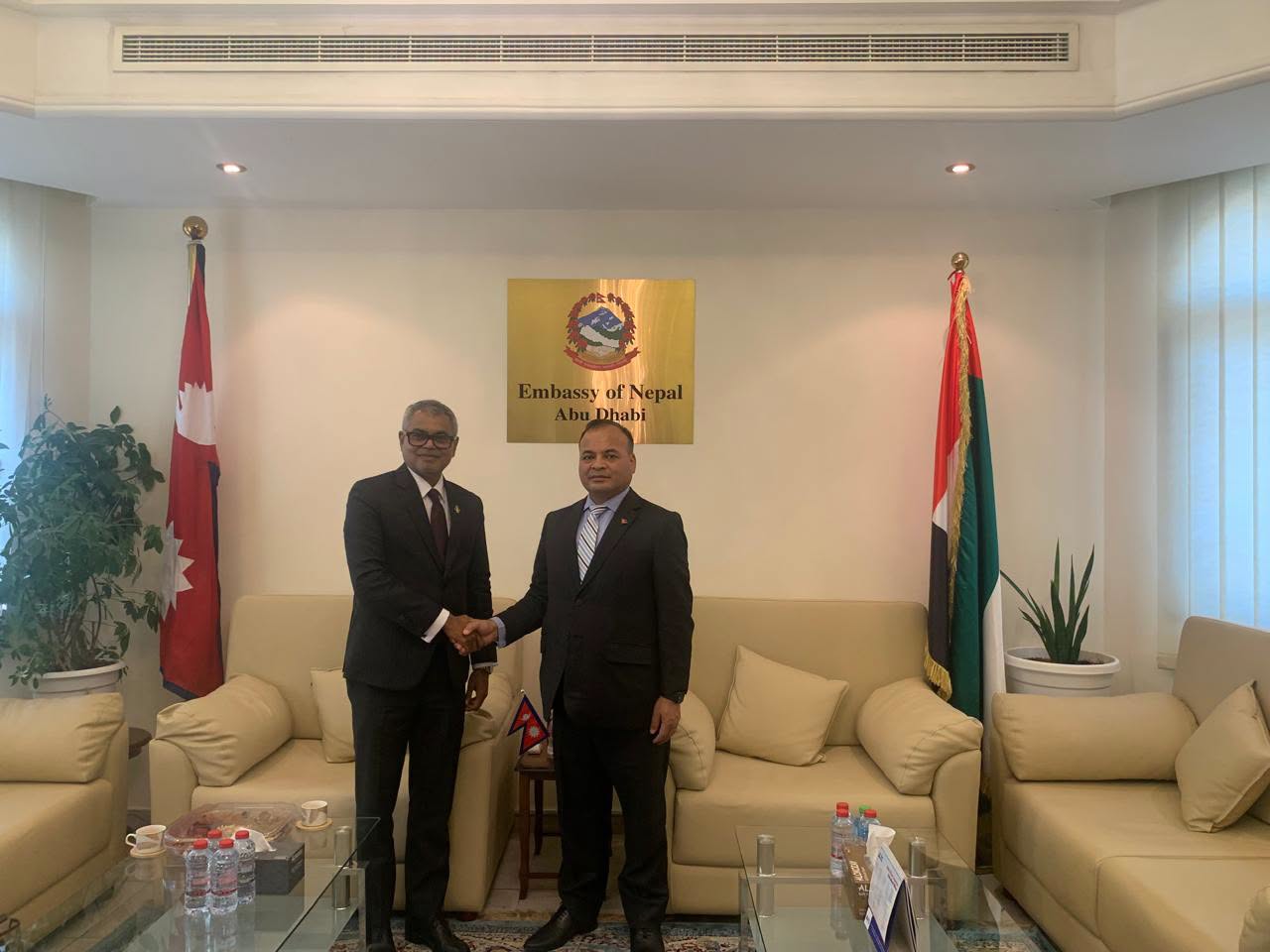 Nepal, Maldives envoys in UAE discuss bilateral ties and diaspora welfare