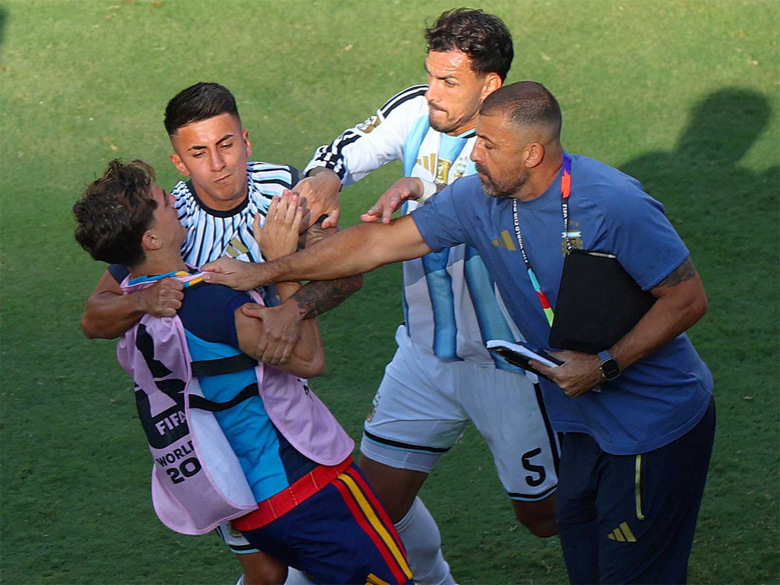 FIFA World Cup 2026: Argentina’s Paredes involved in heated post-final confrontation with Spain’s Garcia