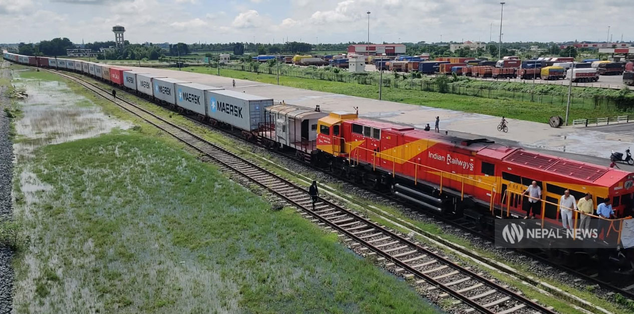 First Rail Cargo Service from Kolkata Reaches Biratnagar
