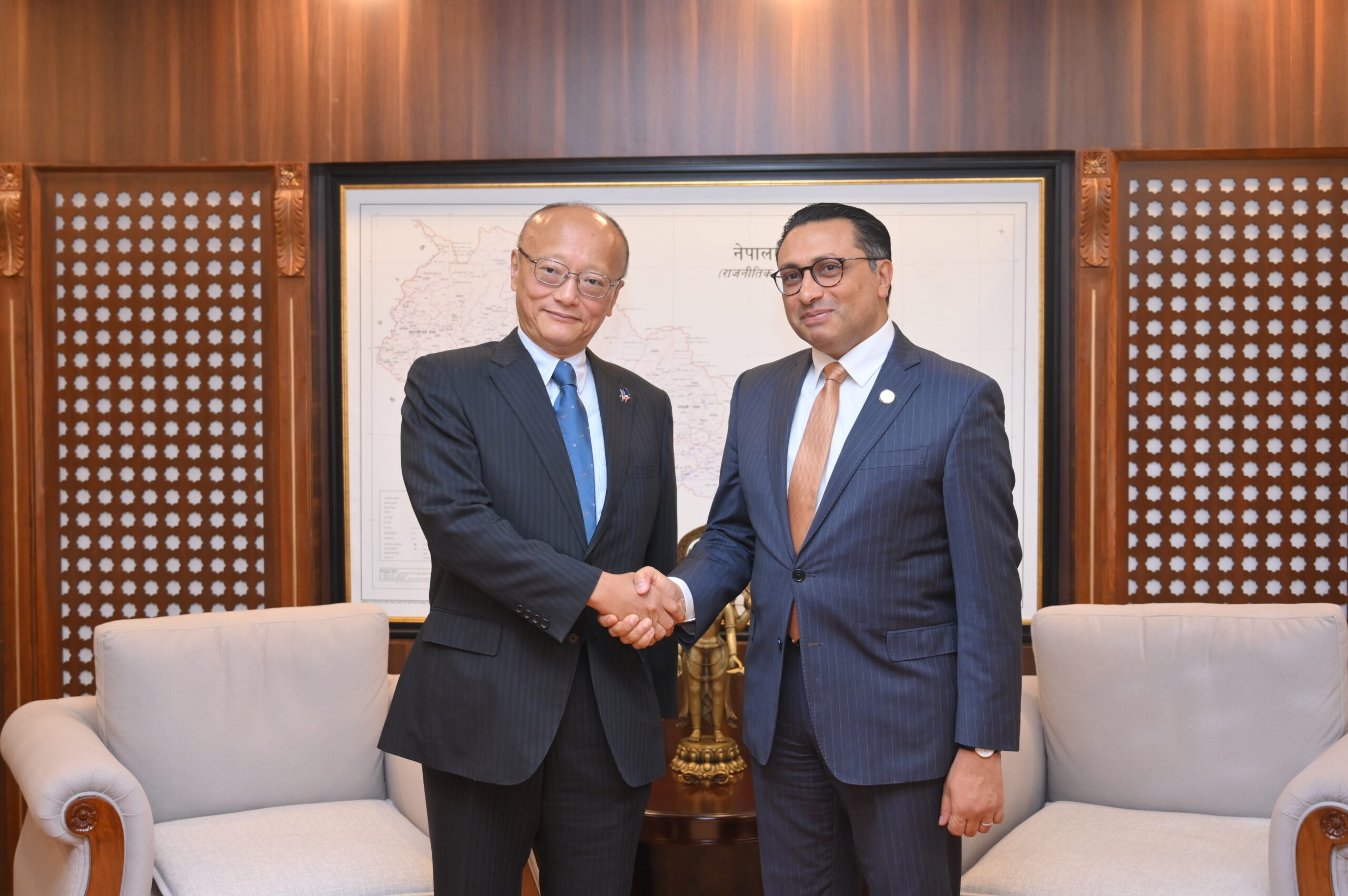 Finance Minister Wagle, ADB President Kanda discuss development cooperation