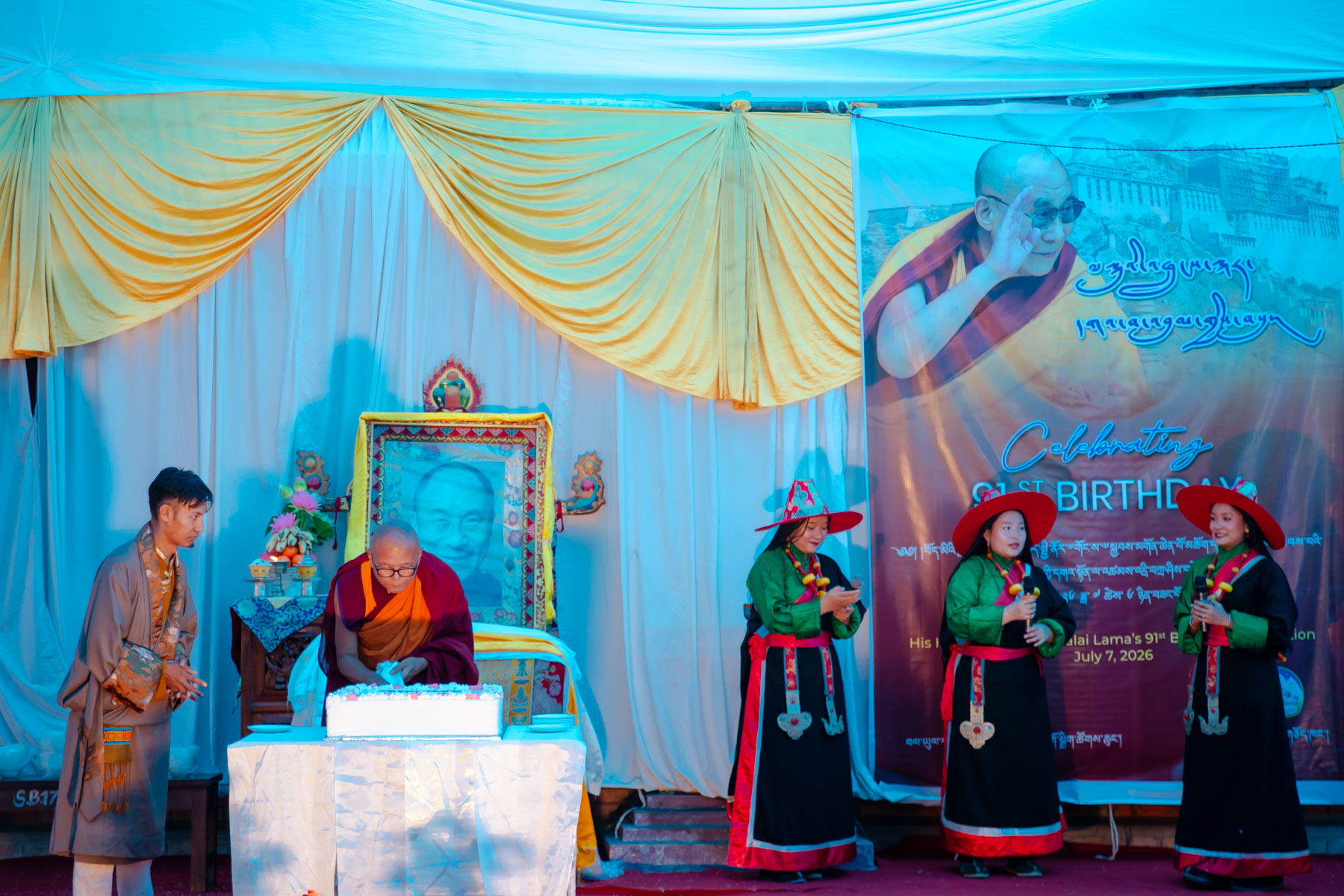 Dalai Lama’s 91st birthday celebrated at Namgyal School in Swayambhu [Photo Feature]