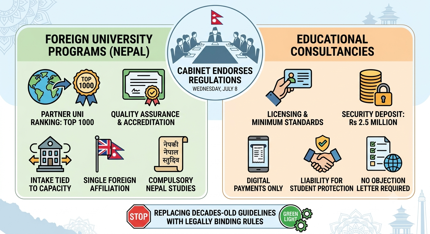 Nepal tightens rules for foreign-affiliated colleges and educational consultancies: Everything you need to know