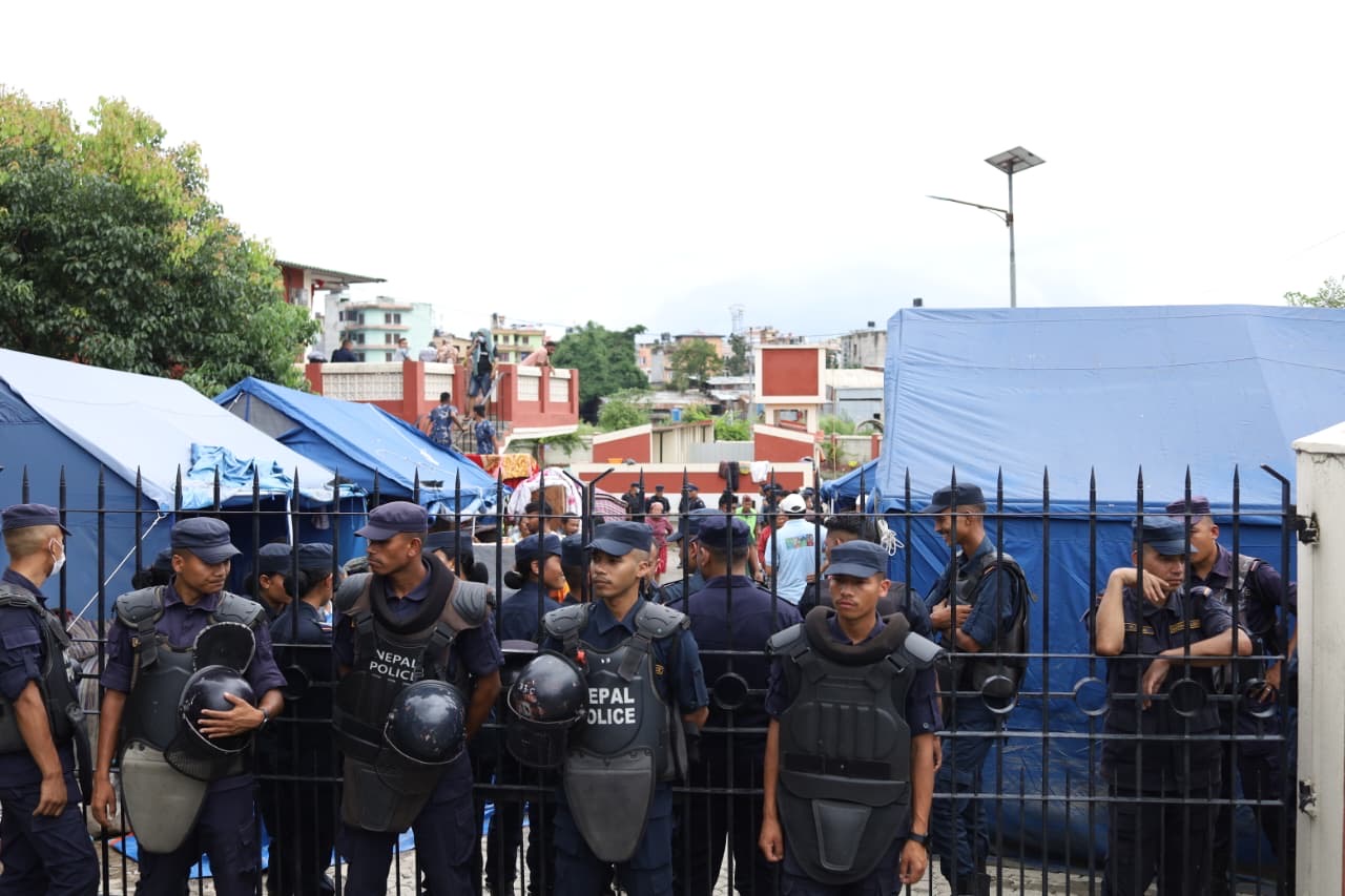 Displaced families at Kirtipur holding center likely to be relocated to Kharipati