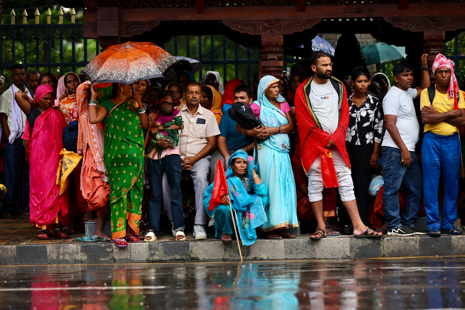 Protesters in Kathmandu face hardships due to Rain (Photo Feature)
