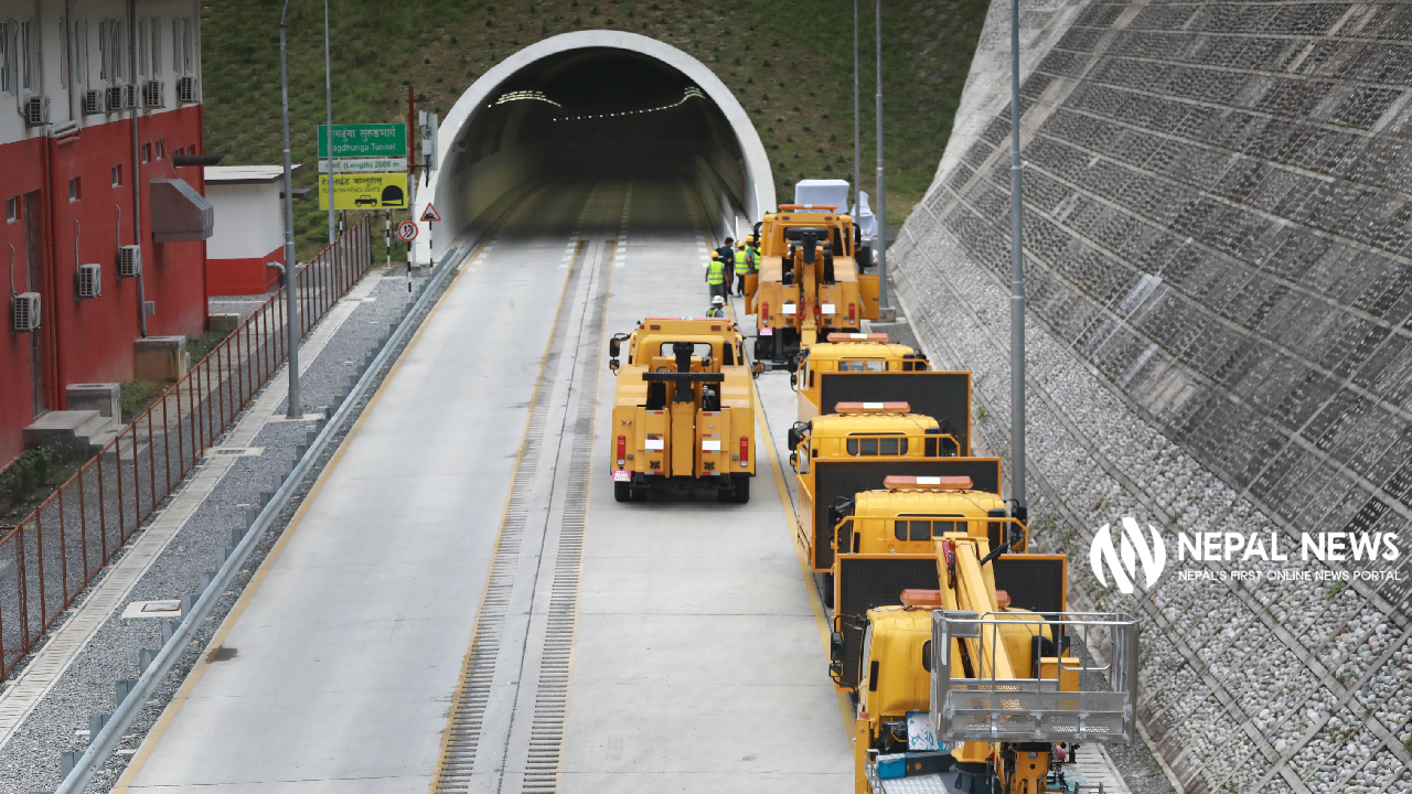 Nagdhunga Tunnel prepares for mid-July launch (Photo feature)