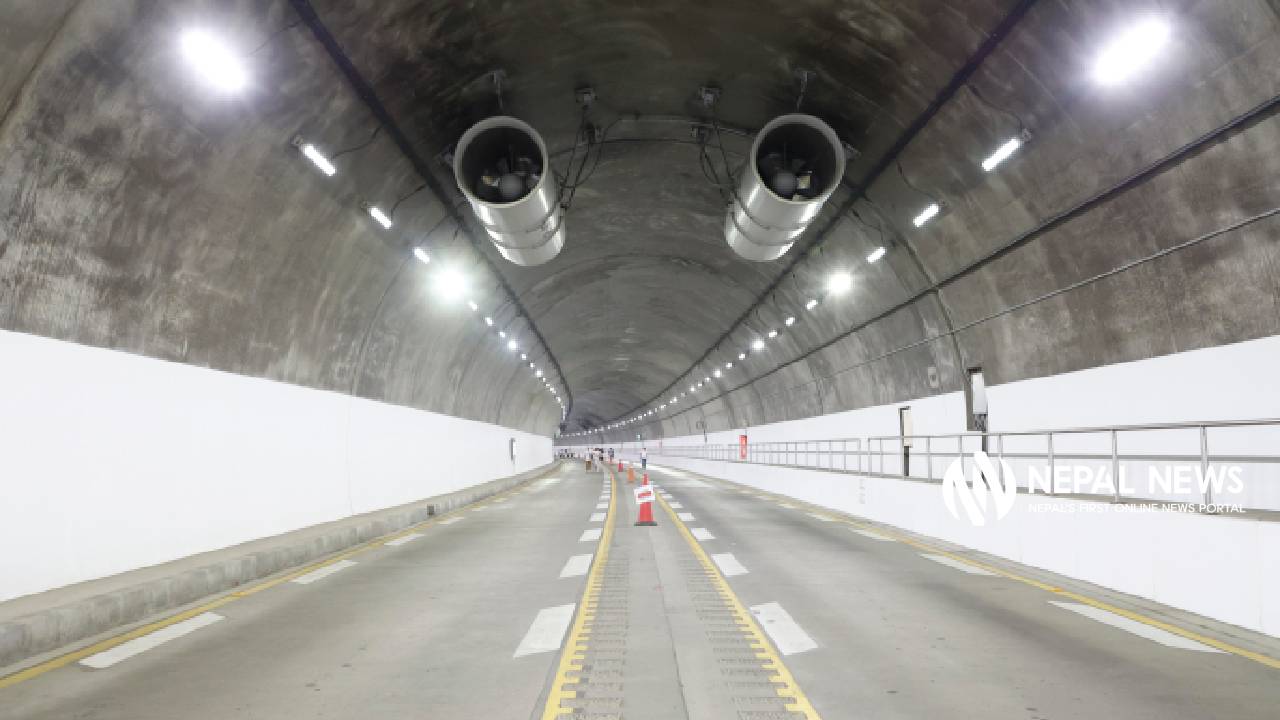 Nagdhunga–Sisne Khola Tunnel set to be inaugurated on Monday (photo Feature)