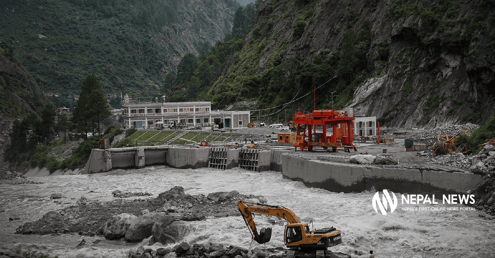 Rasuwagadhi Dry Port stalled as Timure Customs operates amid flood ruins (Photo Feature)