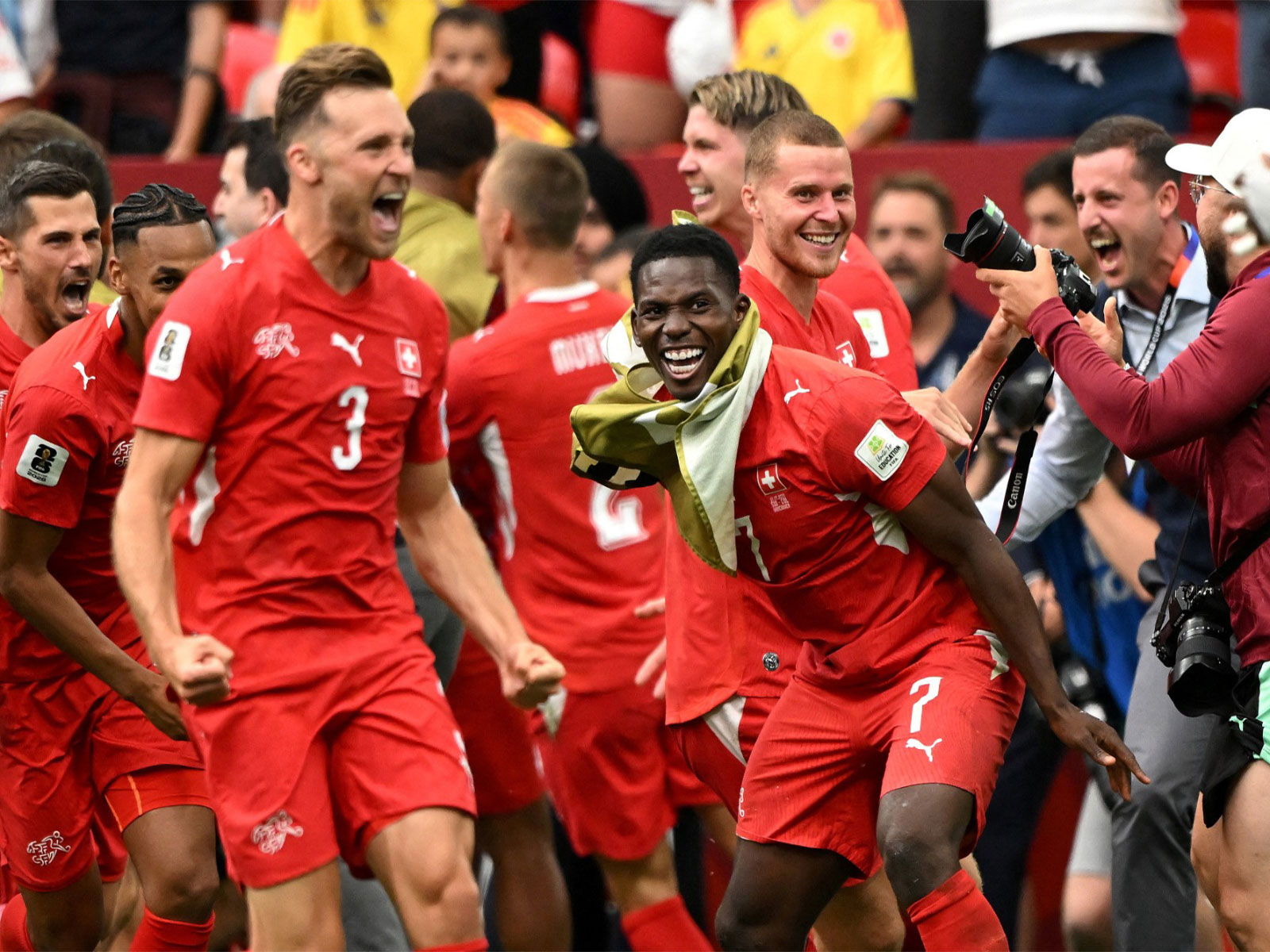 Switzerland reach first WC quarterfinal since 1954, beat Colombia 4-3 on penalties