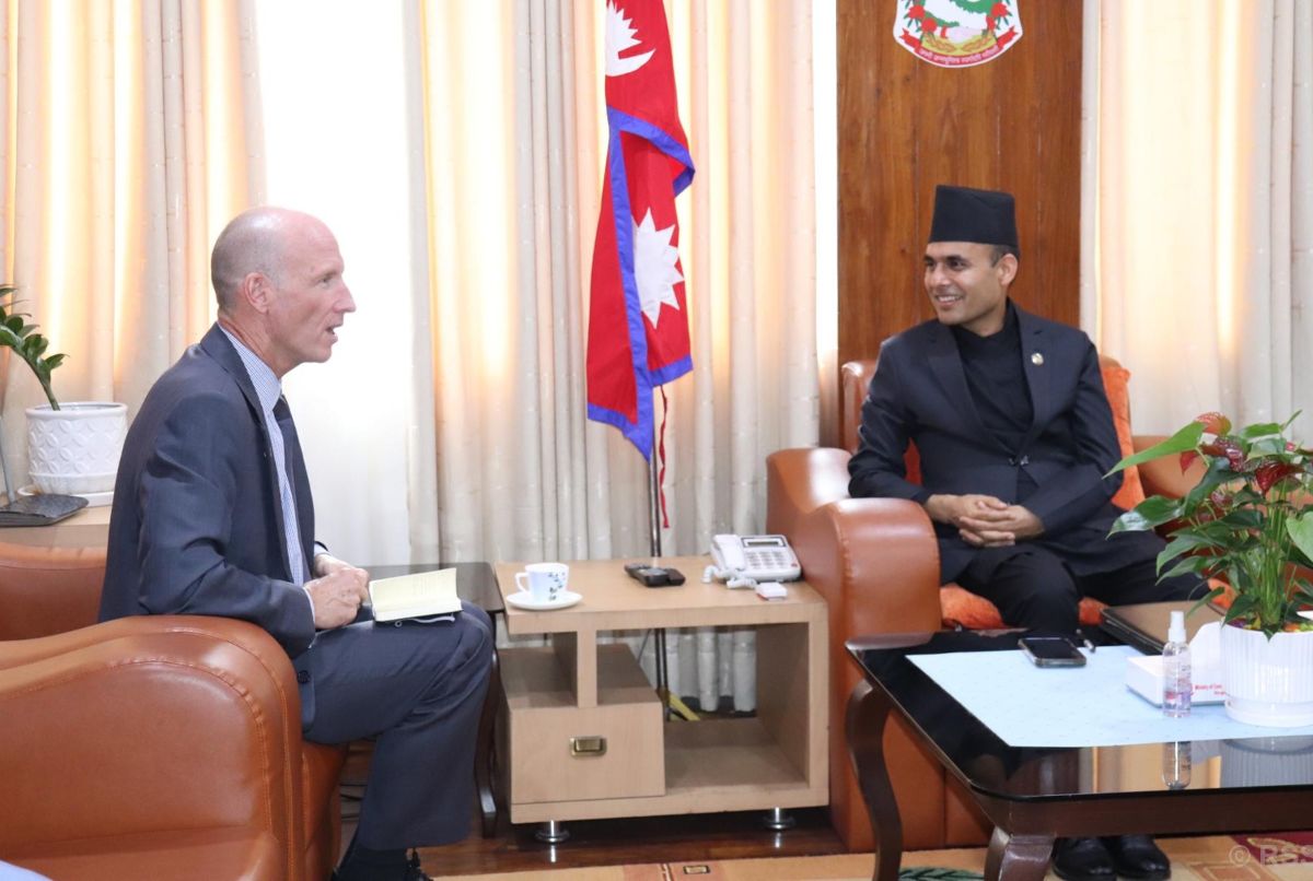 Ambassador Ernst, Minister Timilsina discuss digital transformation, cooperation