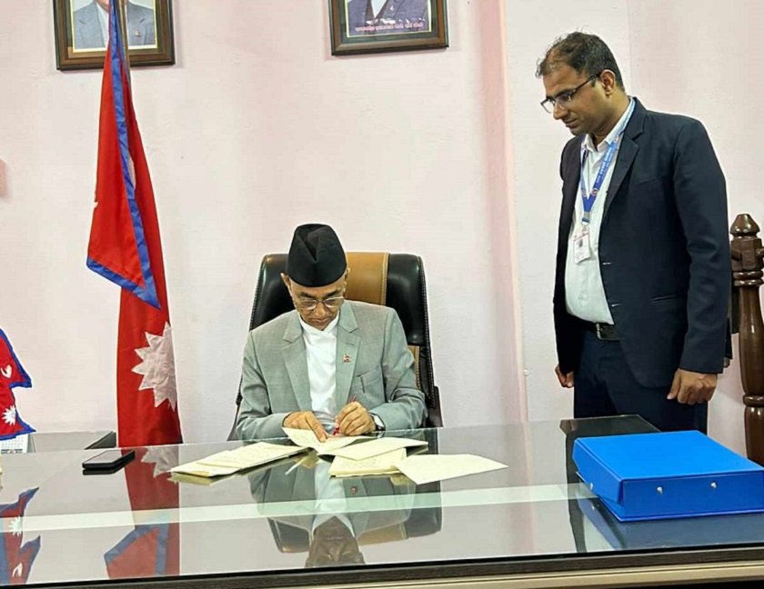 Bagmati Province Chief authenticates two bills