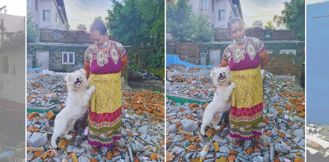 After the bulldozers, Tommy still waits for the only home he knows