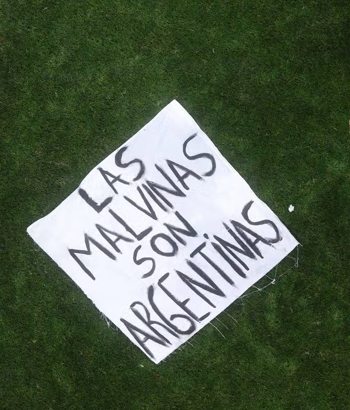 FIFA to review Argentina players’ Falklands banner after World Cup semifinal