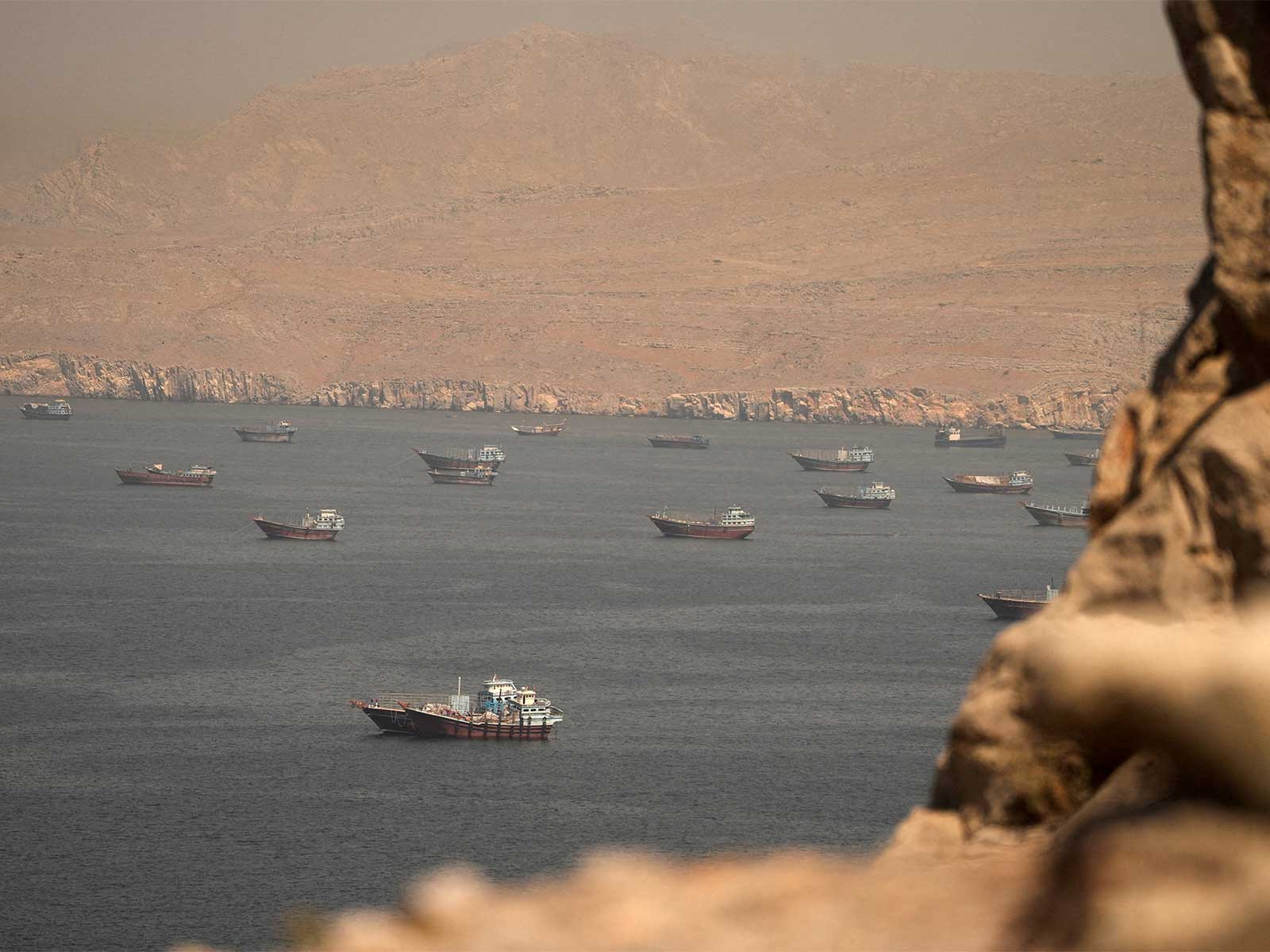 Container ship catches fire off Oman, crew embarks on lifeboat