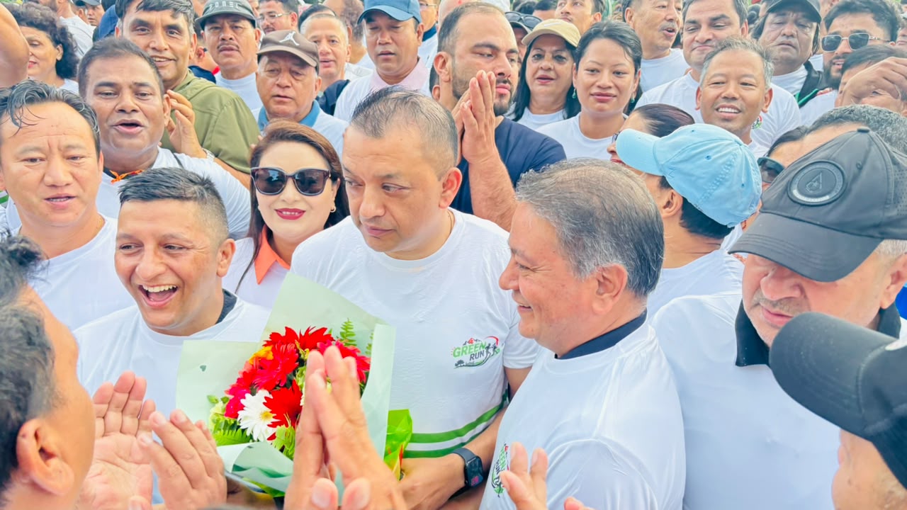 Nepali Congress organizes ‘Green Run’ in Kathmandu for climate awareness