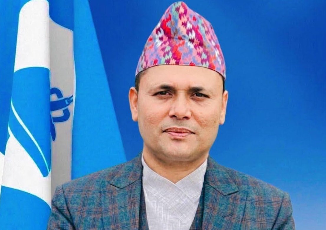 RSP lawmaker Ganesh Paudel smeared with black ink in Rautahat