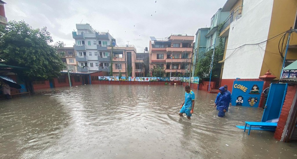 Bagmati River siltation blamed for widespread street flooding in Kathmandu