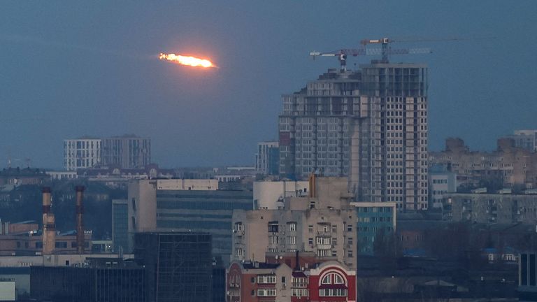 1 killed, 8 injured in an overnight Russian attack on Kyiv