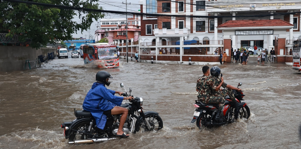 Concrete growth, neglected drains blamed for chronic Maitighar flooding
