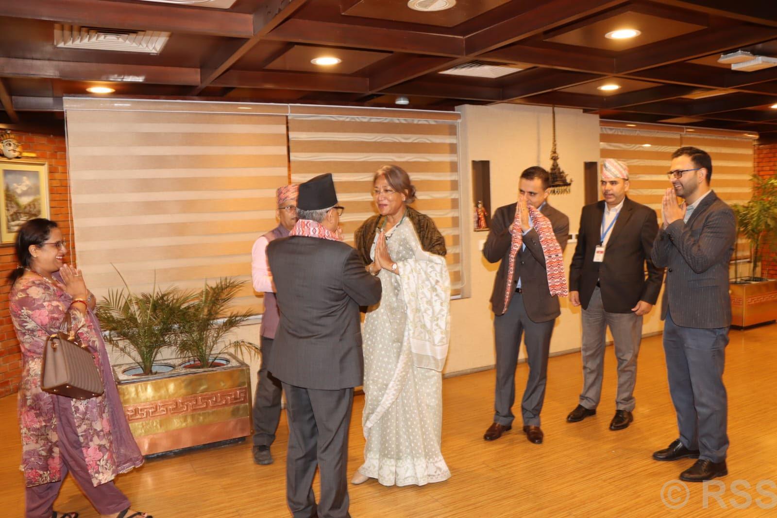 CJ Sharma returns home after completing four-day visit to India