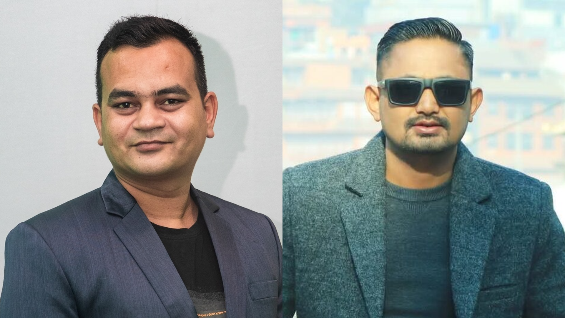 Khila Nath Dhakal and Anil Shrestha
