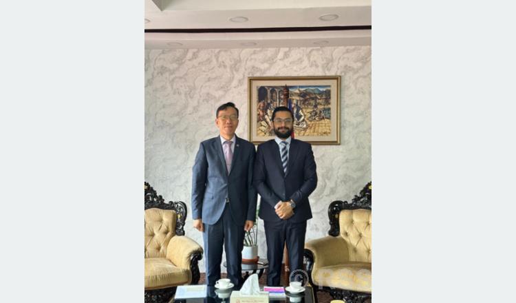 Education Minister Pokharel and Korean Ambassador discuss AI, vocational ties and academic exchanges