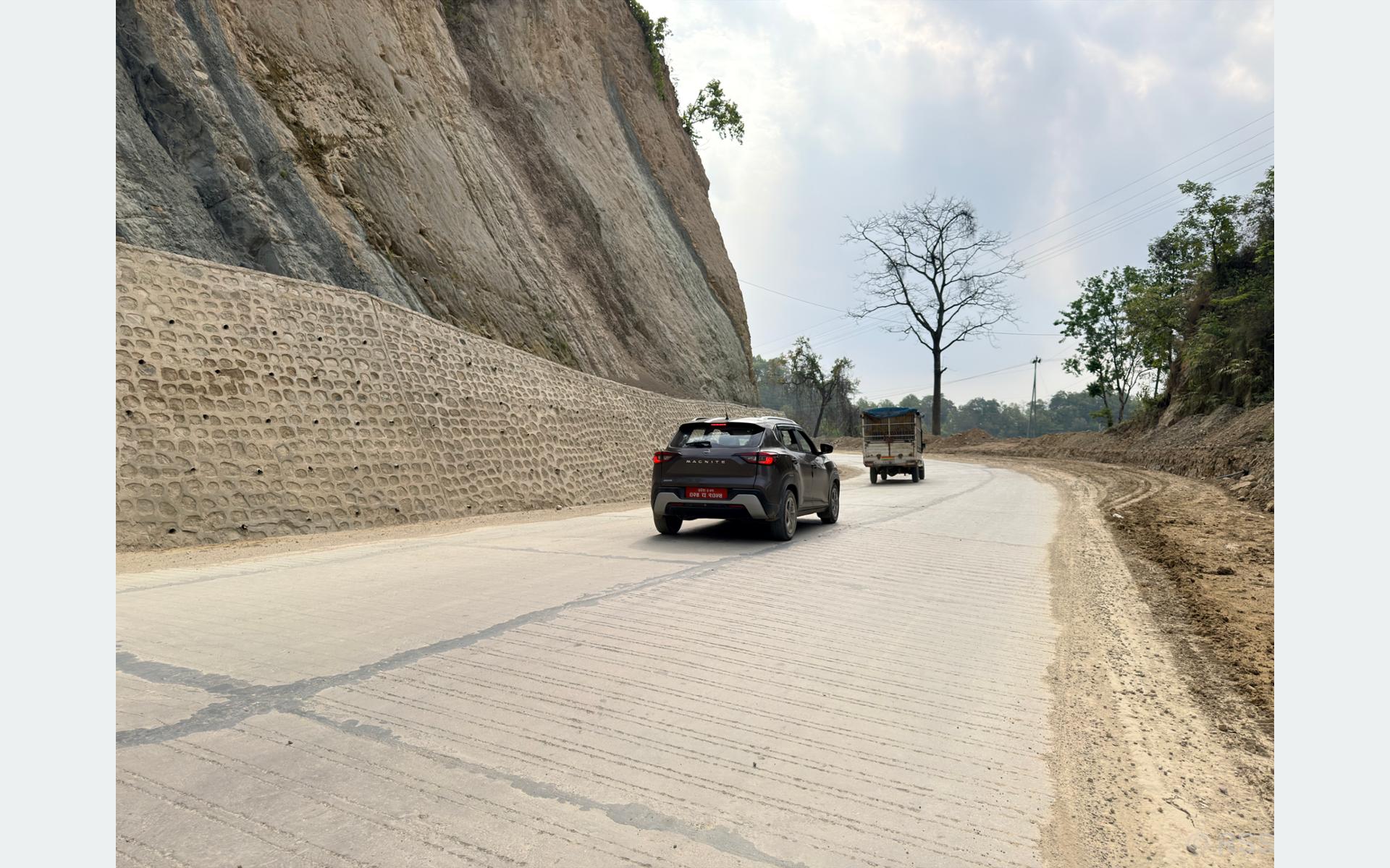 Daunne traffic nightmare ends as Narayangadh–Butwal road near completion