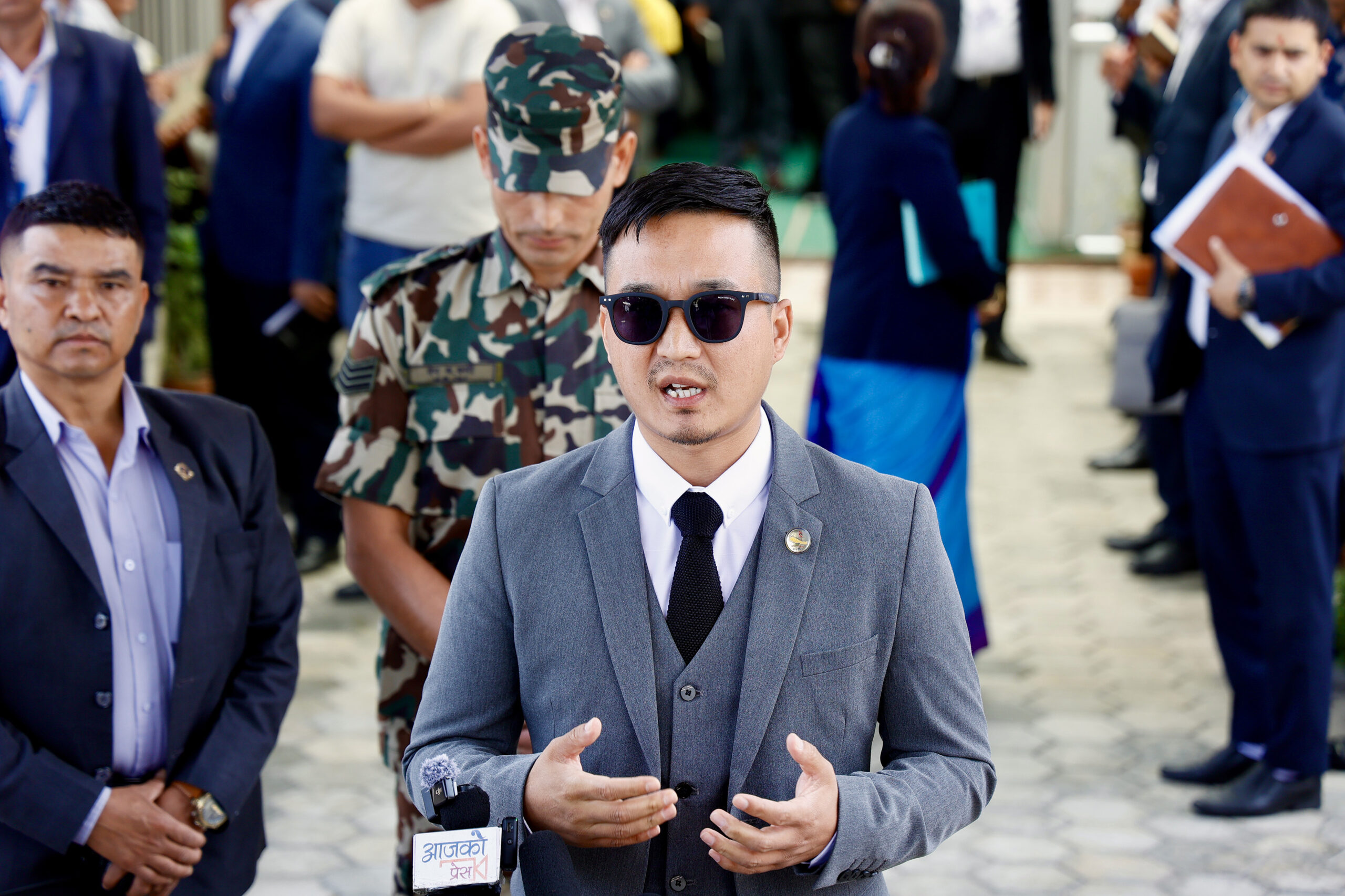 Home Minister Gurung visits site of Bhote Koshi River accident as search continues